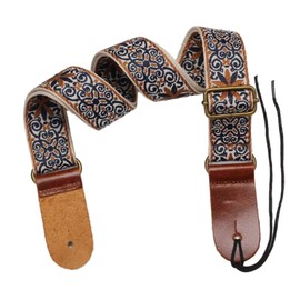 yuksok Ukulele Strap Guitar Back Straps Adjustable Shoulder Belt Lightweight for Ukulele Concert 4 String Instruments Accessories, Brown