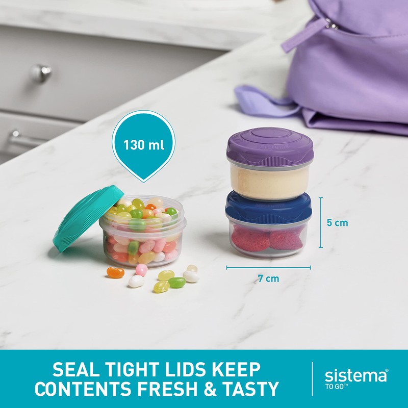 Sistema TO GO Mini Bites Snack Pots | 130 ml