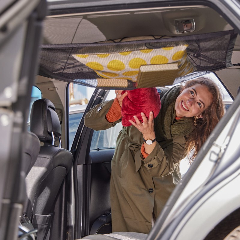 Relaxdays Luggage Net Car Roof 65 x 90 cm Mesh