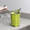 Zeal G231L Melamine Cutlery Drainer/Utensil Pot Lime Green, 14 x