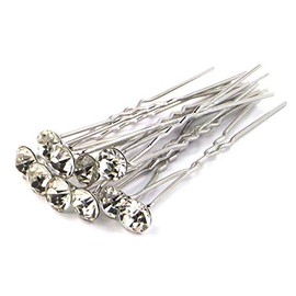 40 Pieces Bridal Wedding Hair Pins Decorative Rhinestone Hair Clips Accessories for Women Girls