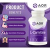 AOR AOR - L-Carnitine 500mg, 120 Capsules 30-Day Supply -