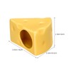 LIOOBO Hamster Hideaway Ceramic Cheese Mold Pet Bed Cooling Effect
