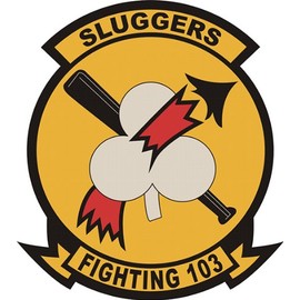 US Navy VF-103 Sluggers Squadron Decal Sticker 3.8"