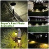 200 Lumen Solar Pathway Lights Outdoor for Yards,2 Pack Pathway