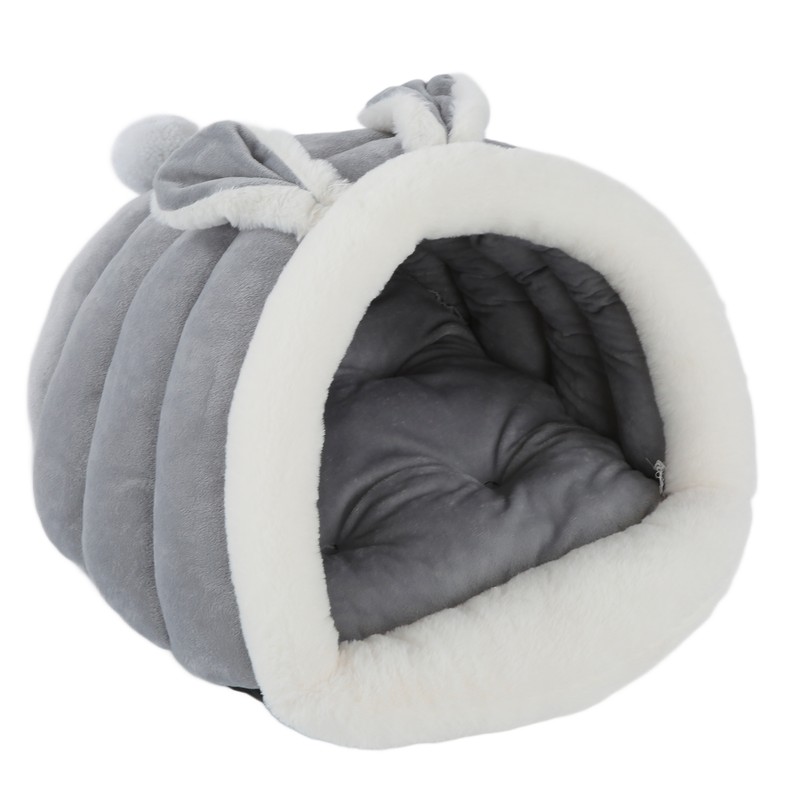 Rabbit Ears Cat and Dog Kennel Machine Washable Semi Enclosed