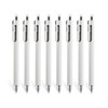 AIHAO Gel Pens, Black Ink 8ct Smooth Writing, Retractable Rollerball