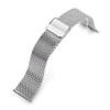 MiLTAT 22mm Quick Release Milanese Mesh Watch Band Tapered Style