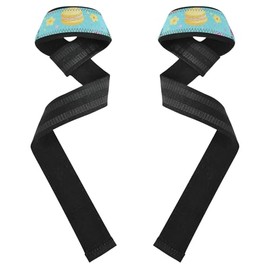 Encantadoras correas coloridas de postre de macarrón, correas de levantamiento de pesas, antideslizantes de 26 pulgadas, para levantamiento de pesas, entrenamiento de fuerza, bandas de resistencia
