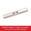 Starrett 135A Nivel de bolsillo con acabado niquelado satinado, tamaño