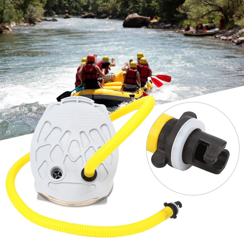 KIMISS Boating Portable Foot Pump Compact Plastic for Fishing Dinghy