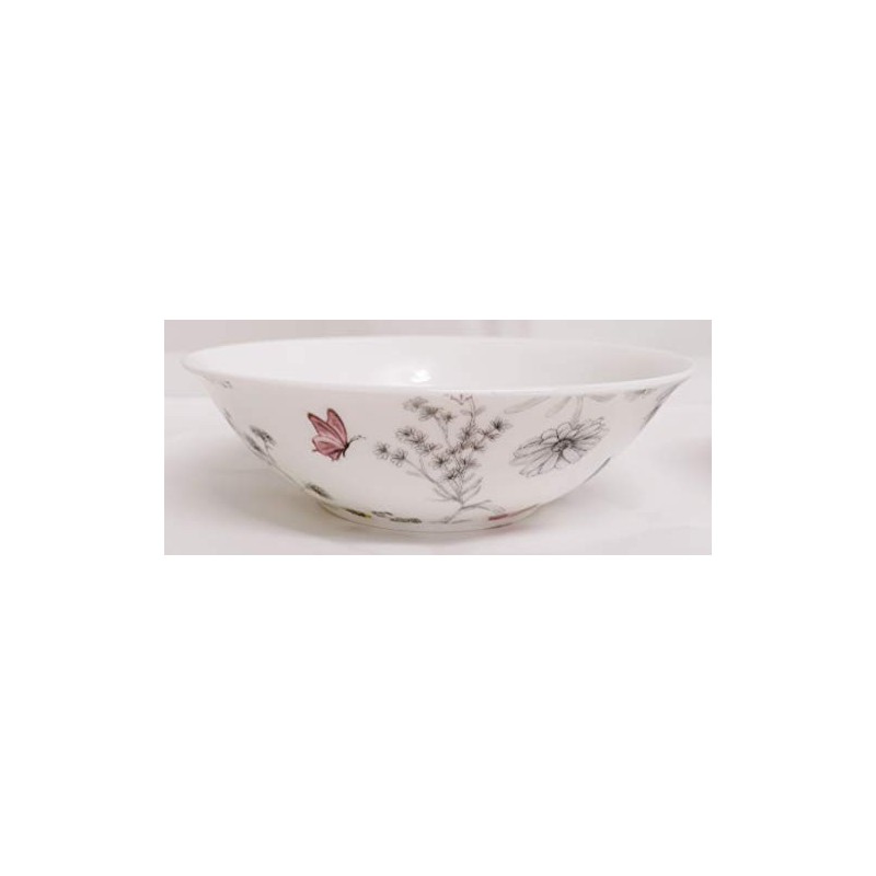 Rainbow Decors Secret Garden Bowl Fine Bone China Flowers Butterflies
