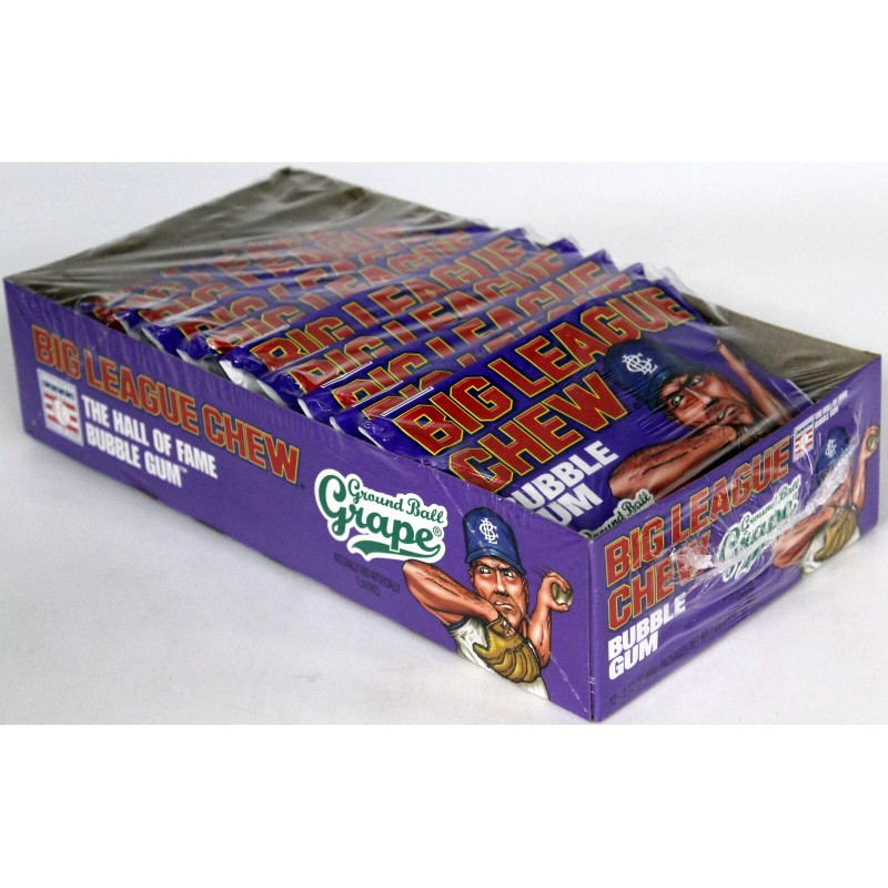 Ford Gum Big League Chew Grape Flavor Ground Ball Bubble