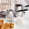 Milk Frothing Pitcher, Milk Frother Cup Stainless Steel Jug Steaming