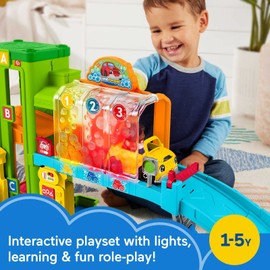 Fisher-Price Fisher Price Light Up Learning Garage Interactive Toy Vehicle Set for Kids