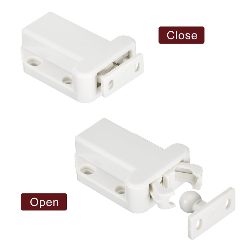 sourcing map Push Latch Touch Latch 2Pcs Push to Open