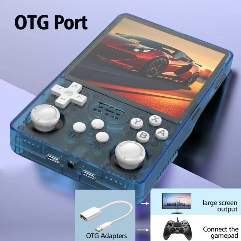 R36splus Retro Handheld Game Console 4.0 inch Screen , 64GB