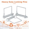 LALAGO 5 x 12 x 80 mm locking pins, one