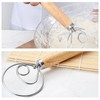 Danish Dough Whisk Mixer ValueHall 2 Pcs Premium Mixer Wooden