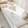 tianxinbaobei Plush Sofa Cover Washable, Cozy and Soft Faux Fur