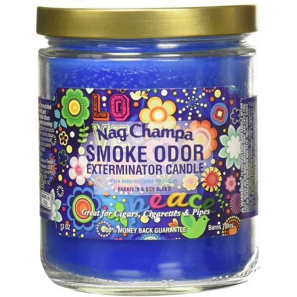 Smoke Odor Exterminator 13 Oz Jar Candle Nag Champa