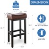 29 Inch Bar Height Bar Stools Set of 2, 29"