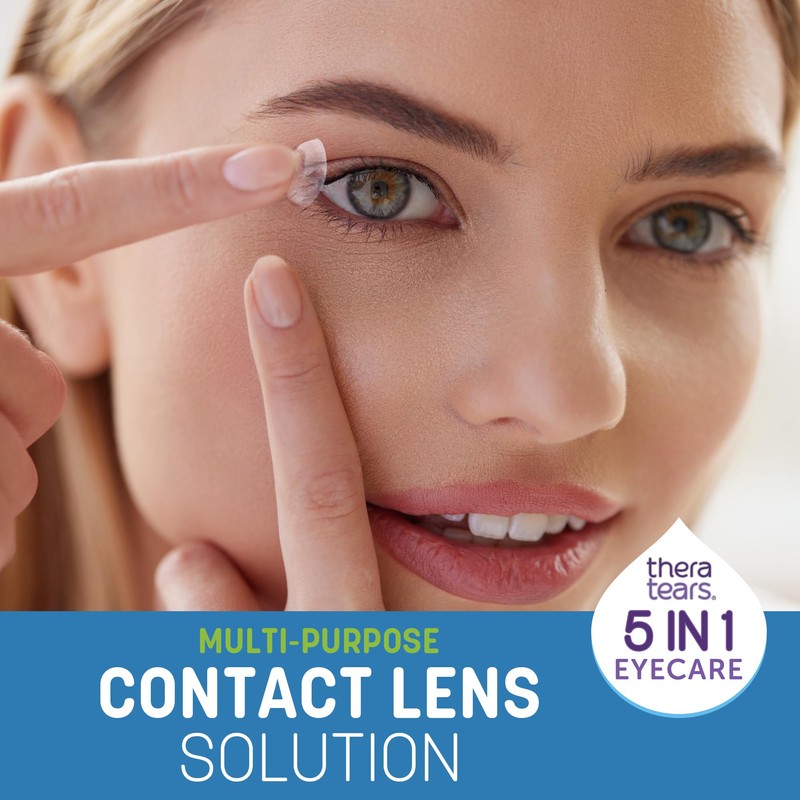 TheraTears 5 in 1 Multi-Purpose Contact Lens Solution, 100ml
