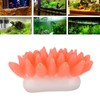 Aquarium Artificial Silicone Decoration Fish Tank Simulation Silicone Coral OrnamentRed
