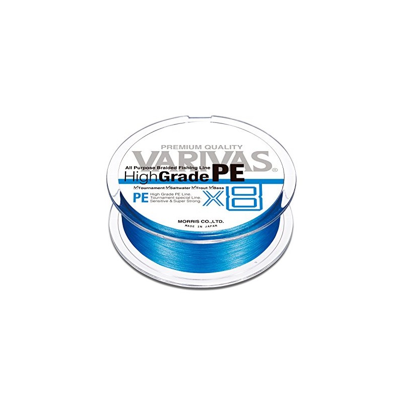 VARIVAS PE Line, High Grade PE X8, 150 m, No.
