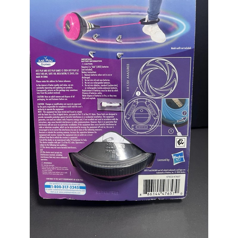 Hasbro Skip It Retro Outdoor Toy, Light up Ball and