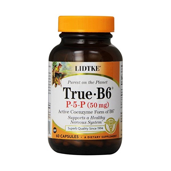 Lidtke Technologies True B6 Capsules, 50 mg, 60 Count