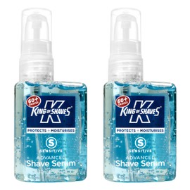 King of Shaves Advanced Sensitive Shaving Face Serum For Men 50ml TWIN PACK
