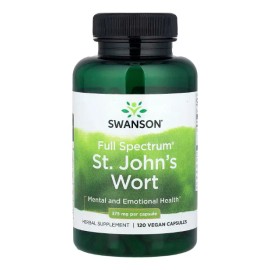 Hierba De Sn Juan / St. John's Wort Swanson 120 Cáps. 375mg Sabor Sin Sabor
