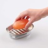 iDesign York Metal Soap Saver, Holder Tray for Bathroom Counter,