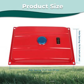 6.6 Gallons Generator Gas Fuel Tank with Valve Chrome Cap 25L 6500W Replacement for Honda EC6500