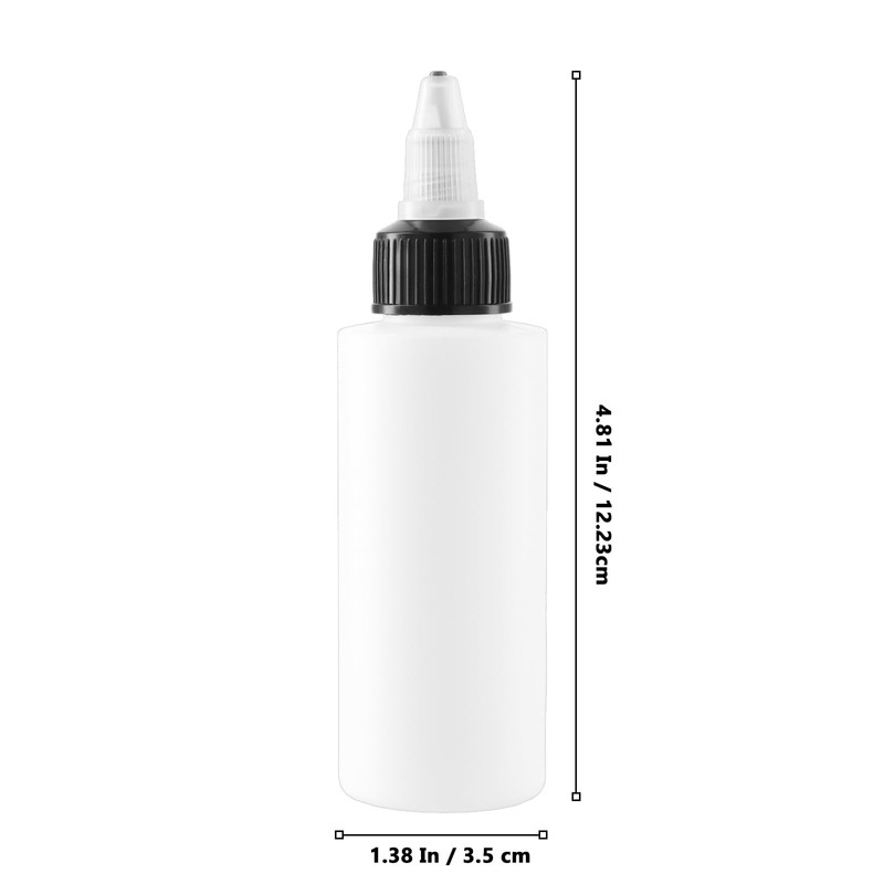 MUKLEI 40 Pack 2 Oz/ 60ML Plastic Squeeze Dispensing Bottles