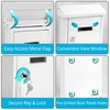 Serenelife Weatherproof Wall Mount Locking Mailbox Galvanized Steel Drop Box