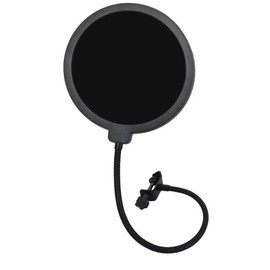 LIUSM Professional Microphone Filter Screen-Mic Pop Blocker Mask Shield With 360° Flexible Gooseneck Stabilizing Arm