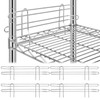 MorningRo 4 Pcs Chrome Wire Shelf Ledge 18" L x