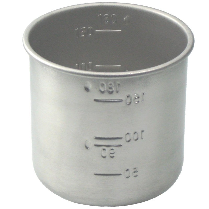 Daiso Japanese Rice Measuring Cup(180cc = 1 Gou Cup) Stainless