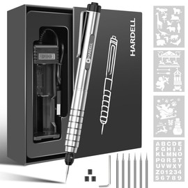 Electric Engraving Pen for Artists & DIY, Engraved 60+ Surfaces, Wireless Micro Engraving Machine for Jewellery, Glass, Wood, Stone, Metal