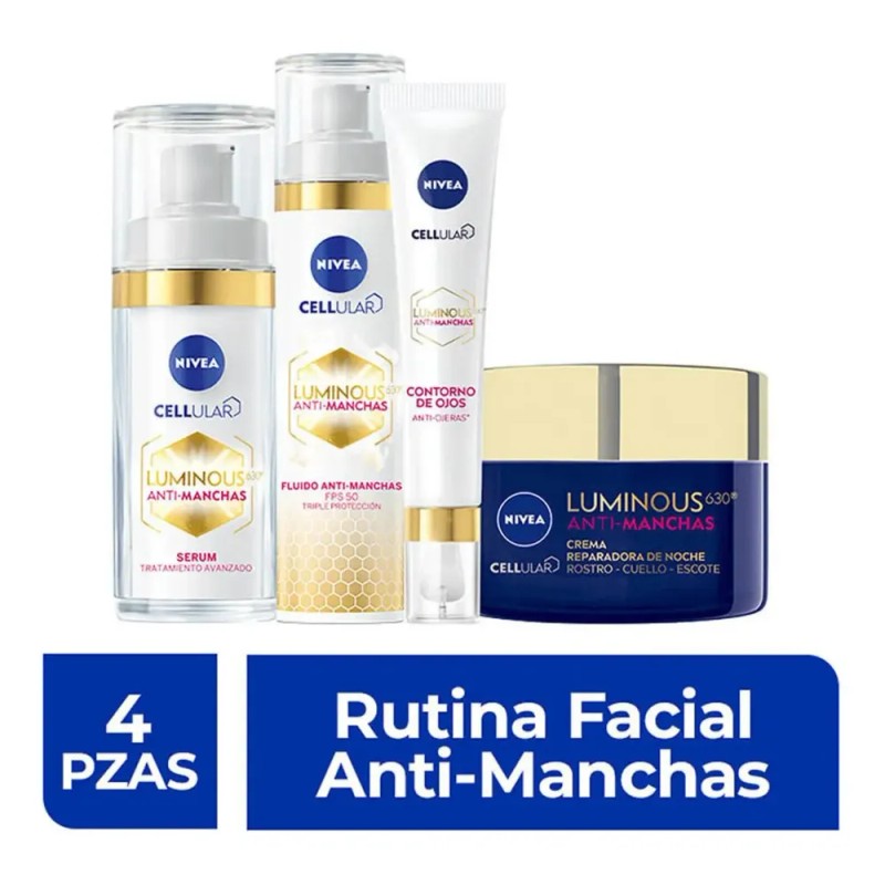 Nivea - Cellular Luminous630 kit antimanchas 4 pzs: sérum +