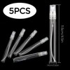 SAVITA 5PCS 10ml Clear Spray Bottle Refillable Perfume Atomizer Small