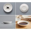 4pcs Ceramic Cat Dinner Plates Seasoning Dishes Appetizer Plates Dipping