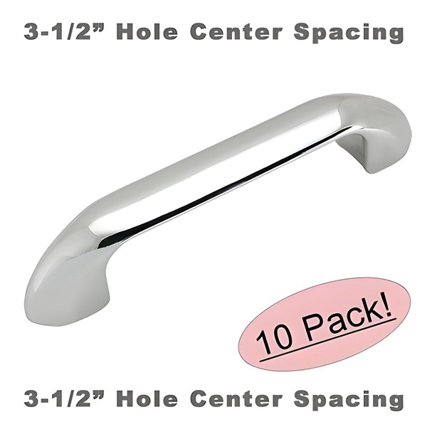 Cosmas *10 Pack* Cosmas Cabinet Hardware Polished Chrome Handles Pulls