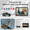 ORDRO 5K Video Camera Camcorder WiFi Night Vision Vlogging Camera