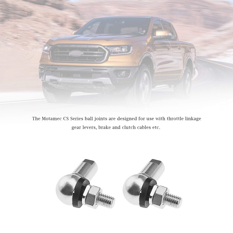 YINETTECH L Shape Ball Joint Rod Angle Joint 4-Piece Angle