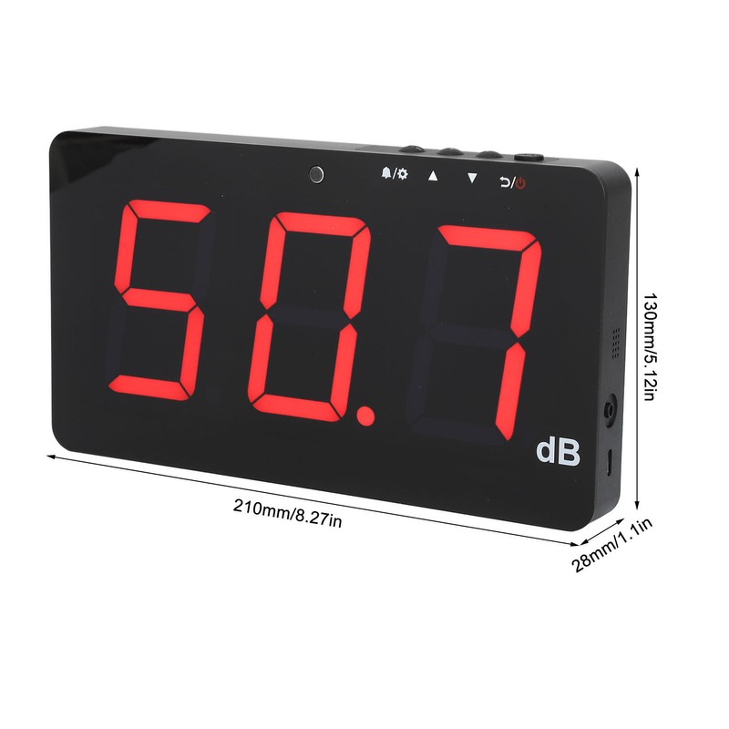 Sound Level Reader 9.6 Inch Lage LCD Screen High Accuracy