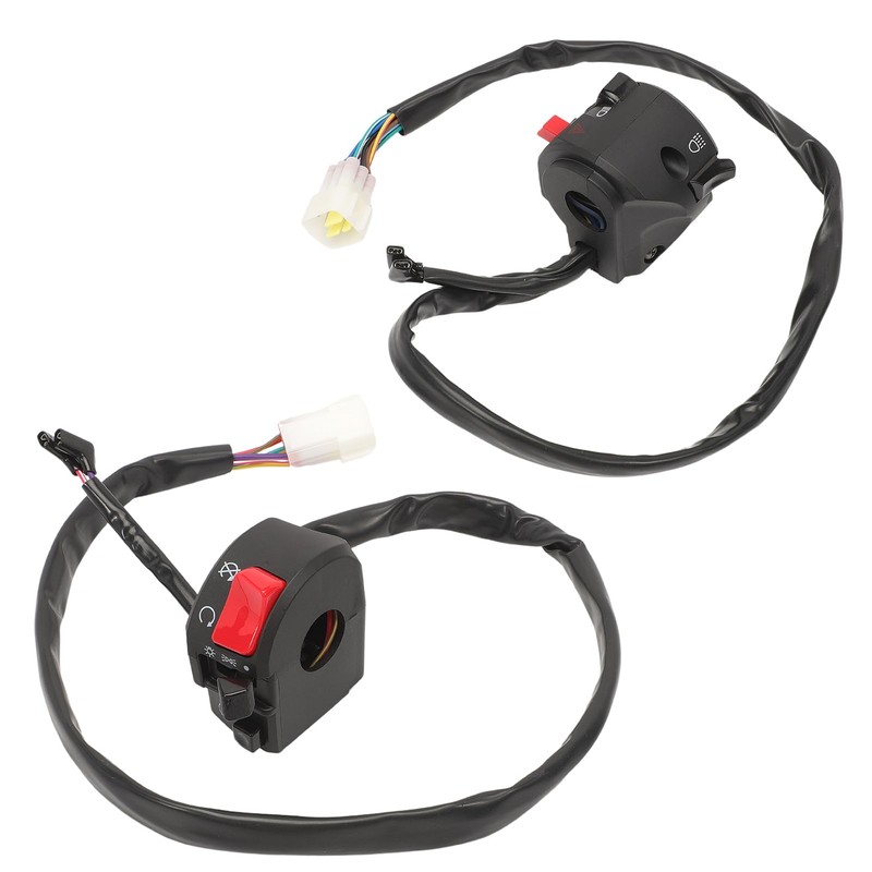 Anlseiod Motorcycle Switch Handlebar Switch for Turn Signal Switch Indicator