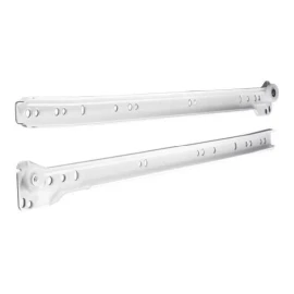 Herrajes Guerrero Corredera Para Cajones Epoxica Metal 35cm - Blanca